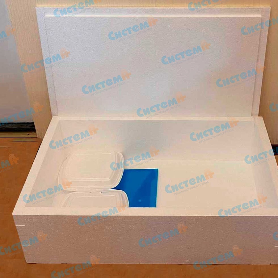 Пищевой термоконтейнер пенопластовый для обедов Пищевой термоконтейнер пенопластовый для обедов